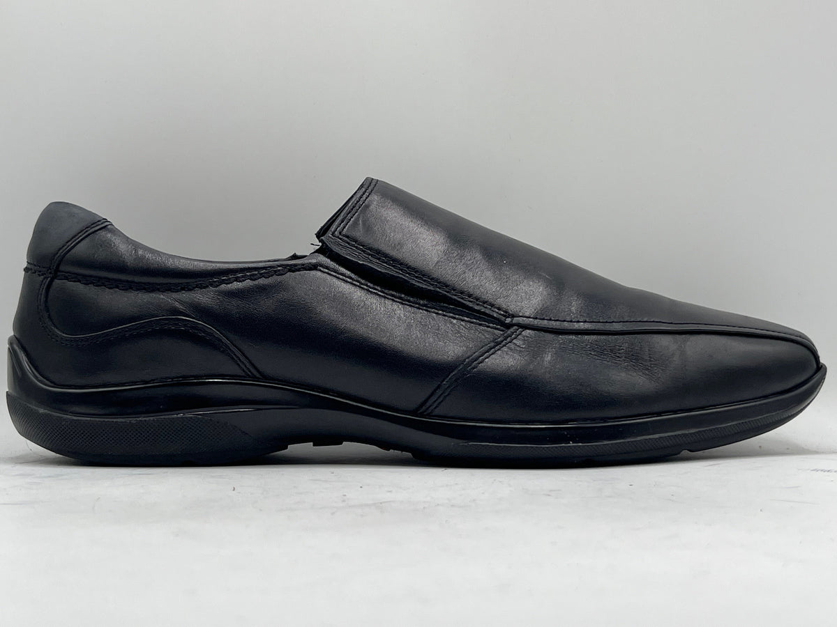 Marks & Spencer Airflex Total Comfort BBlack Leather Slip-on Loafers