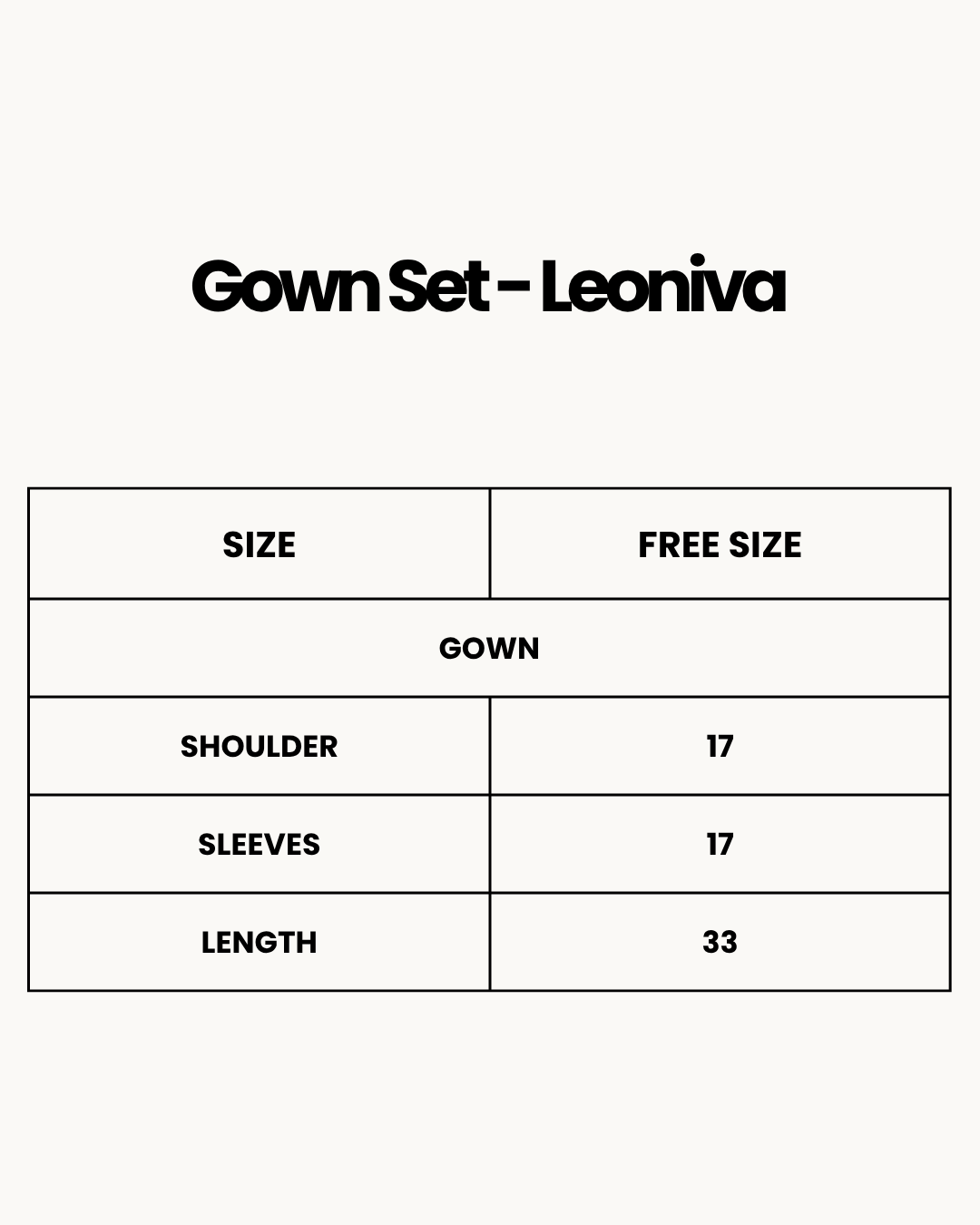 XAYWEAR Gown Set - Leoniva