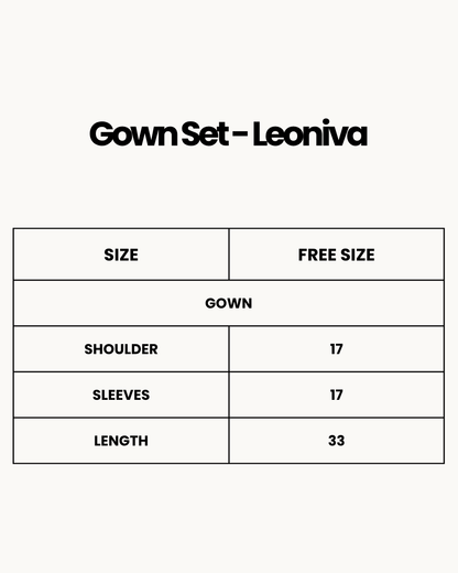 XAYWEAR Gown Set - Leoniva