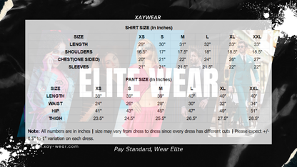 XAYWEAR Women's Kuroba Black And White Co Ord Set