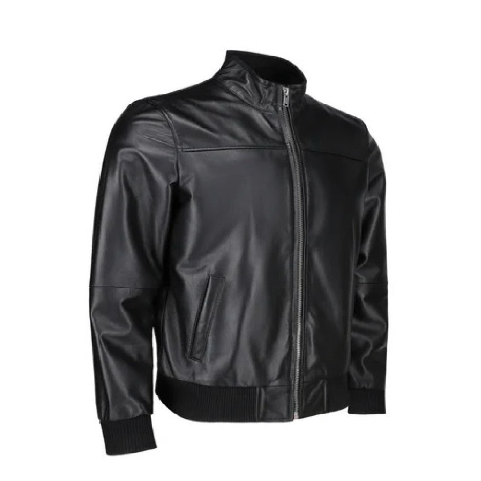 XAYWEAR Black Leather Jacket Men - Stylish & Durable
