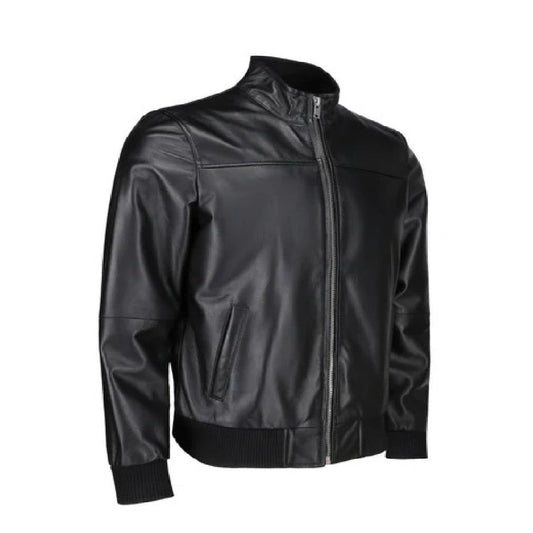 XAYWEAR Black Leather Jacket Men - Stylish & Durable