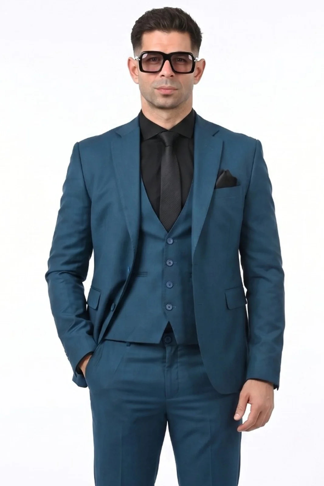 XAYWEAR Velmore Formal Three Piece Suit For Men