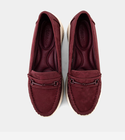 XAYWEAR Maroon Casual Women's Moccasins