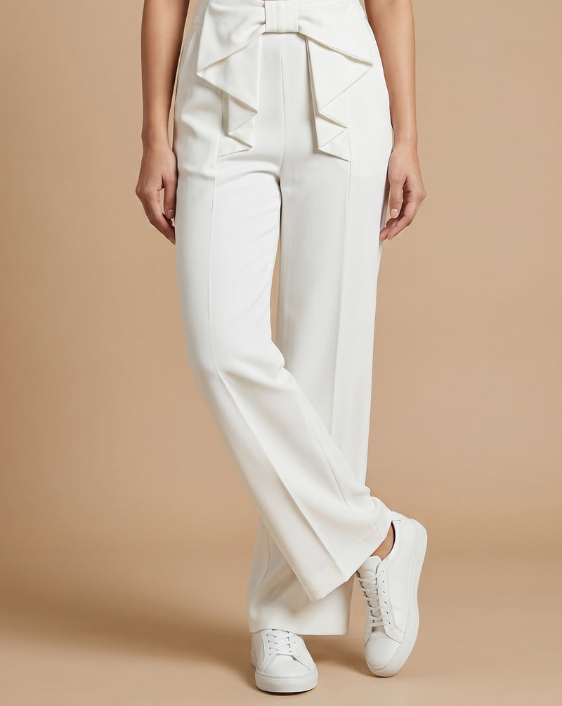 XAYWEAR Women's High-Waisted Wide-Leg Utility Trousers