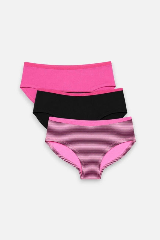 XAYWEAR Women's Brief Pack Of 3 Underwears
