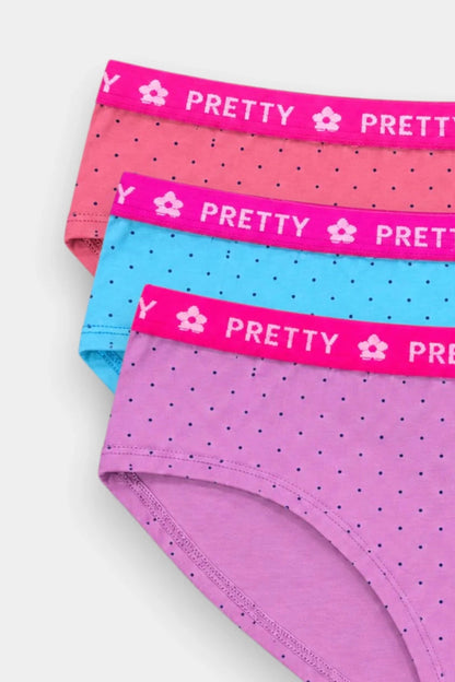 XAYWEAR BRIEF (PACK OF 3) - POP DOTS