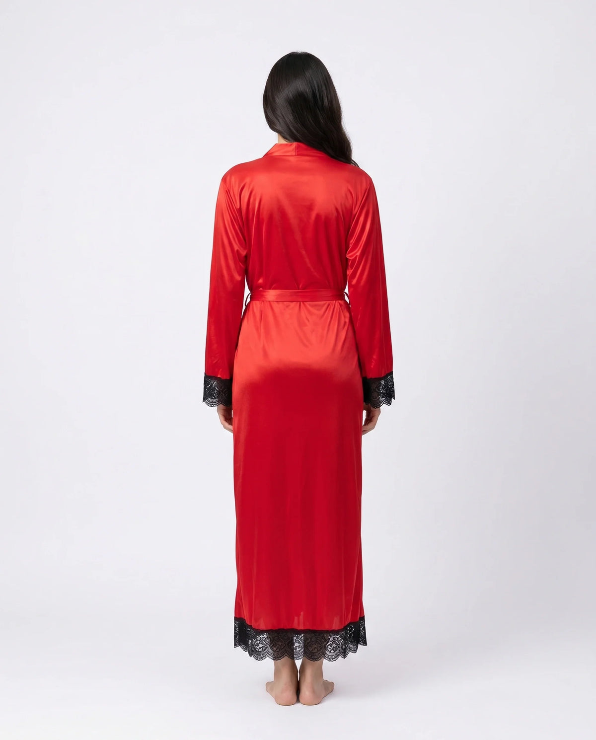 XAYWEAR Artistry - Lace Long Robe