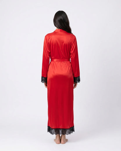 XAYWEAR Artistry - Lace Long Robe