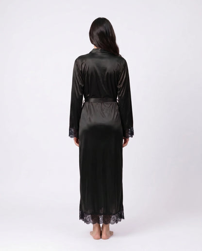 XAYWEAR Artistry - Lace Long Robe