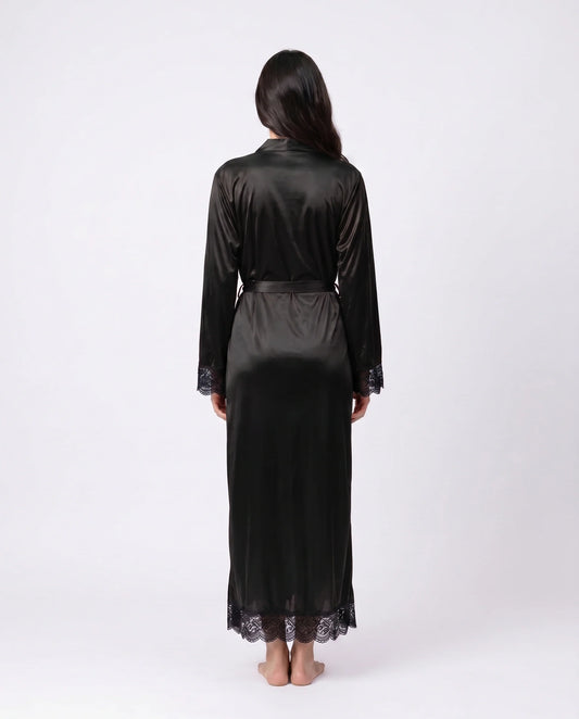 XAYWEAR Artistry - Lace Long Robe