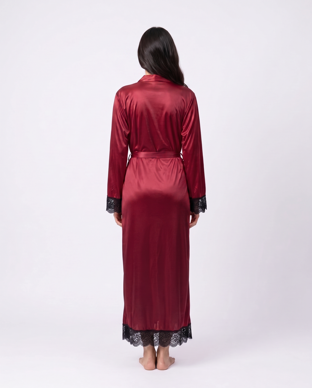 XAYWEAR Artistry - Lace Long Robe