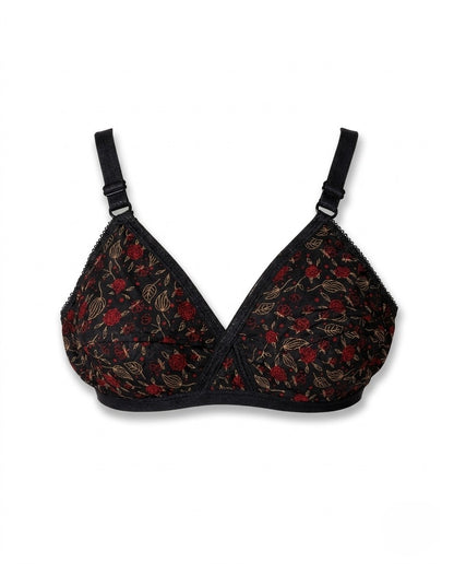XAYWEAR Bliss Comfort Cross-Over Cotton Bra - PACK OF 3  (Random Prints)