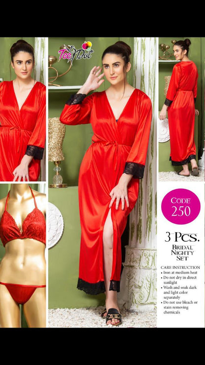 XAYWEAR 3 Piece Nightwear Set