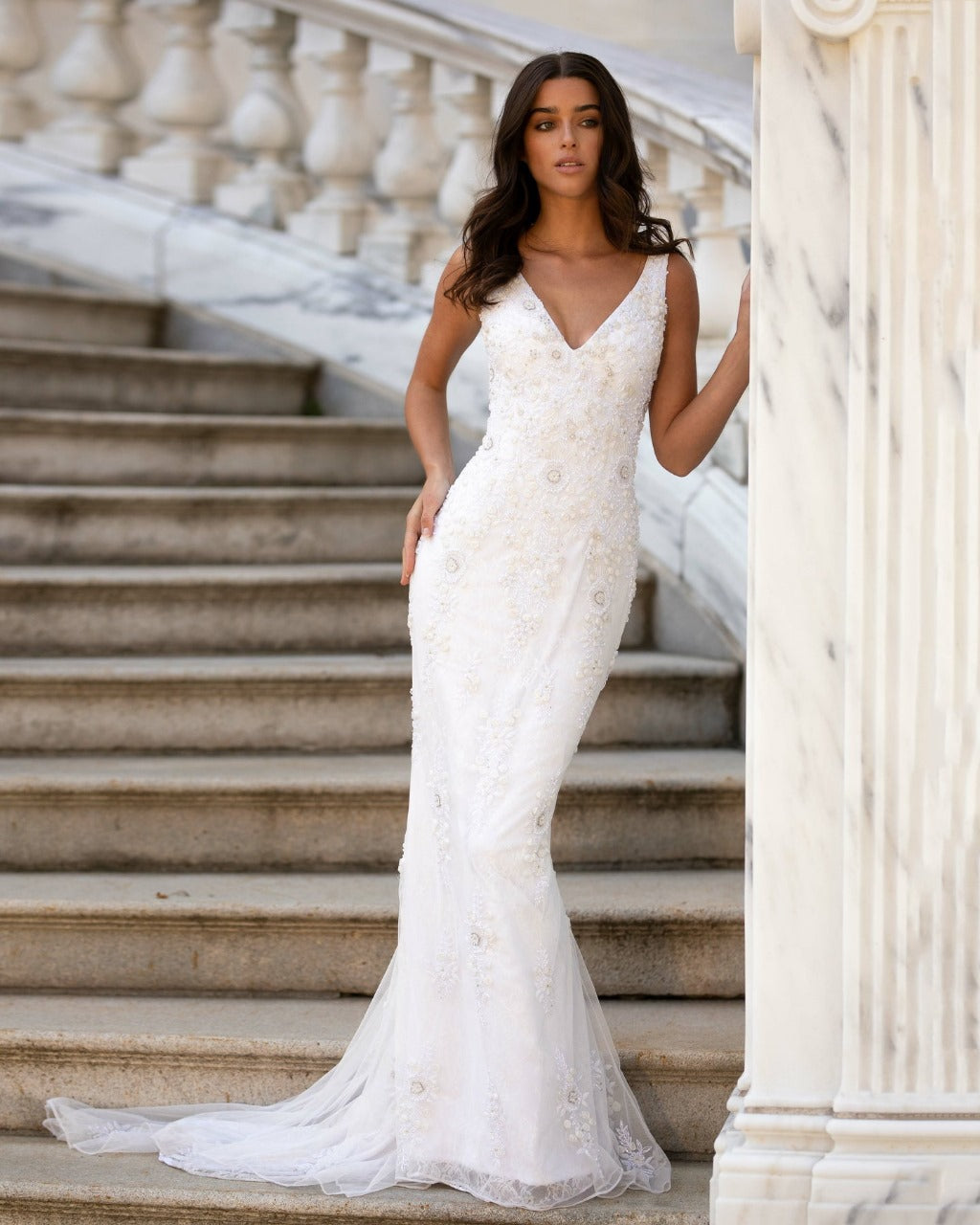 XAYWEAR Premium Luxurious Mermaid Wedding Dress with Delicate Lace - XAYWEAR