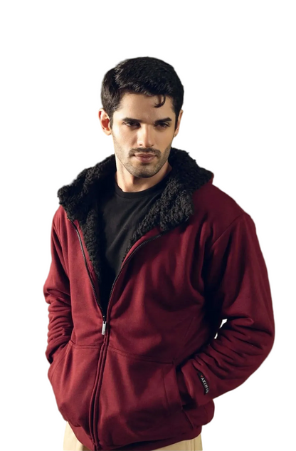 XAYWEAR Axinite Men's AX19 Fleece Zipper Hoodie