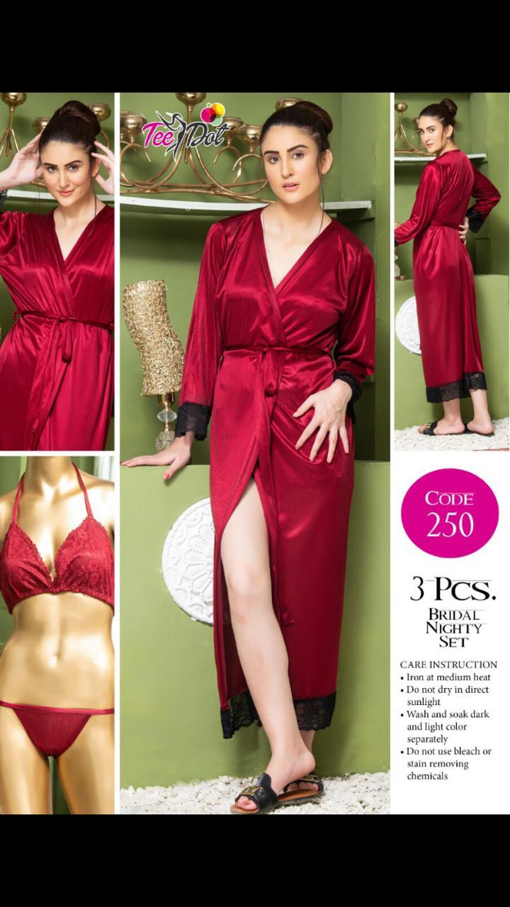 XAYWEAR 3 Piece Nightwear Set
