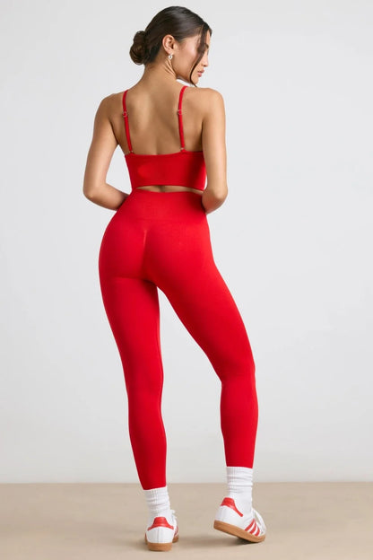 XAYWEAR Fashionable Activewear for Women - Red Set