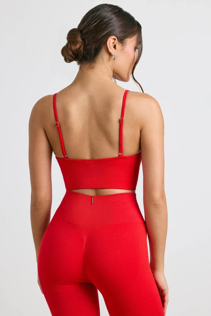 XAYWEAR Fashionable Activewear for Women - Red Set