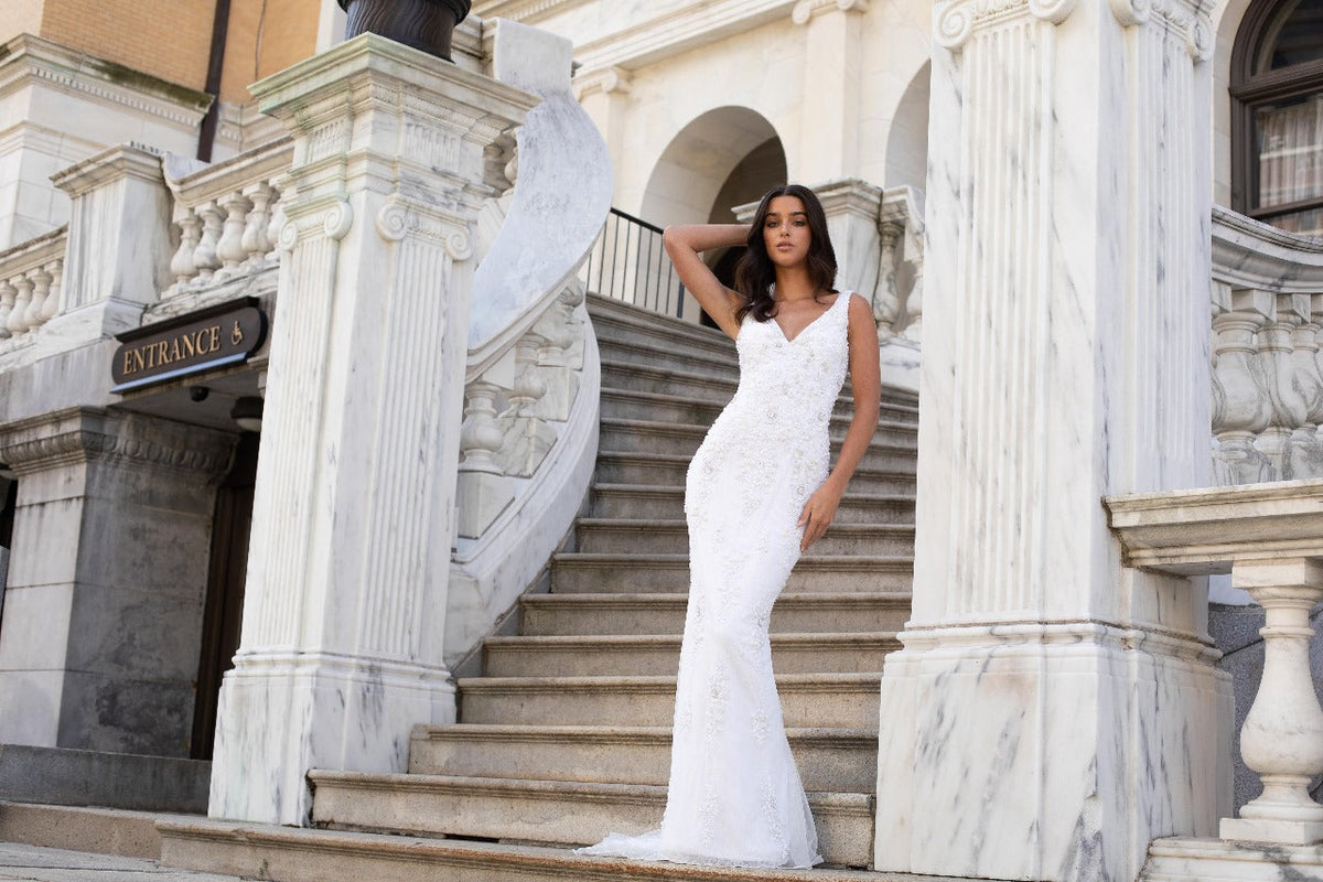 XAYWEAR Premium Luxurious Mermaid Wedding Dress with Delicate Lace - XAYWEAR