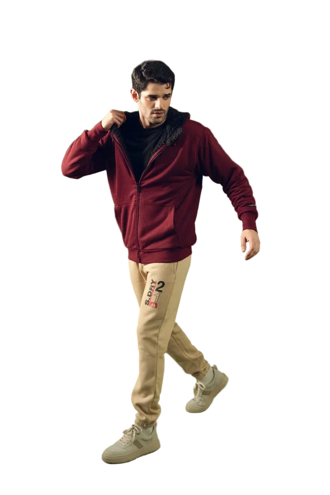 XAYWEAR Axinite Men's AX19 Fleece Zipper Hoodie