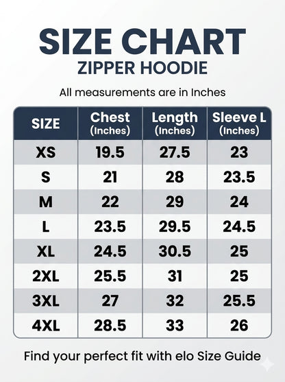 XAYWEAR Axinite Men's AX19 Fleece Zipper Hoodie
