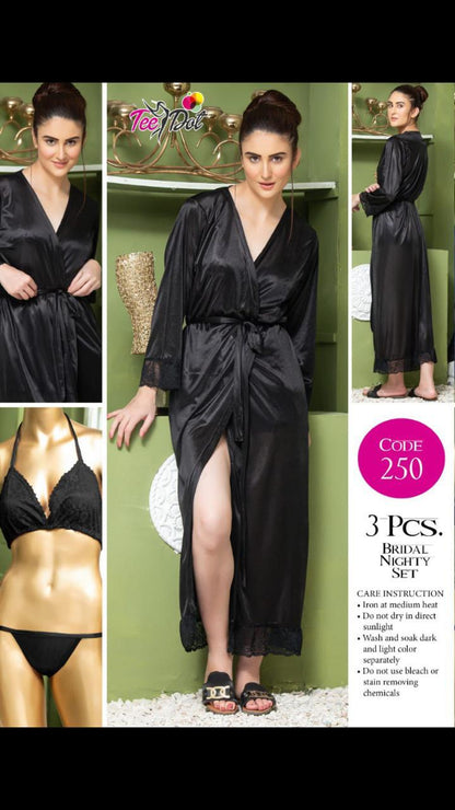 XAYWEAR 3 Piece Nightwear Set