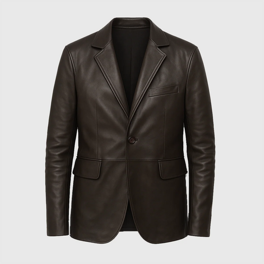 XAYWEAR Luxury Men's Blazer Leather