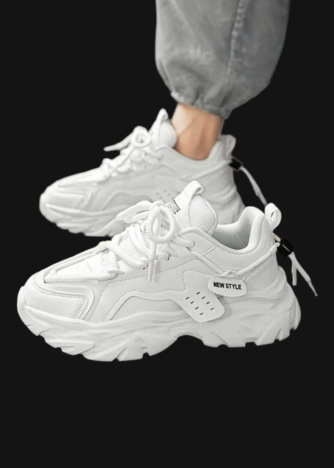 XAYWEAR Cord Lock Chunky Sneakers